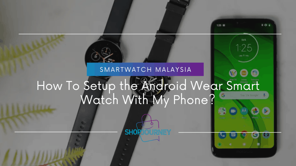 How to set up the smart watch with my phone?