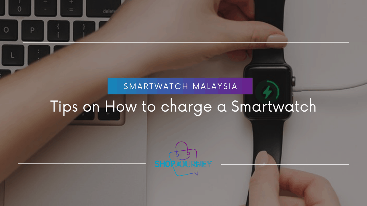 Guide on charging a smartwatch
