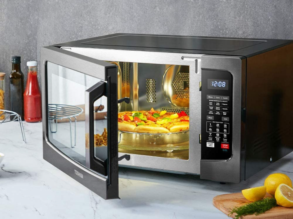 Microwave convection oven.