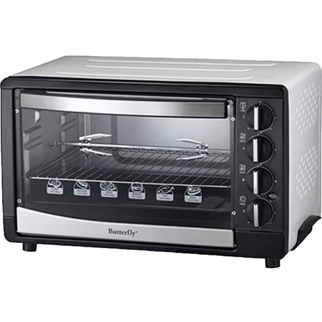 Butterfly ovens have auto-timers for effortless cooking.