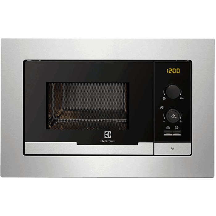 This Electrolux Built In Microwave With Grill has a minimalistic capacity of 20 liters.   
Mini Microwave - Shop Journey