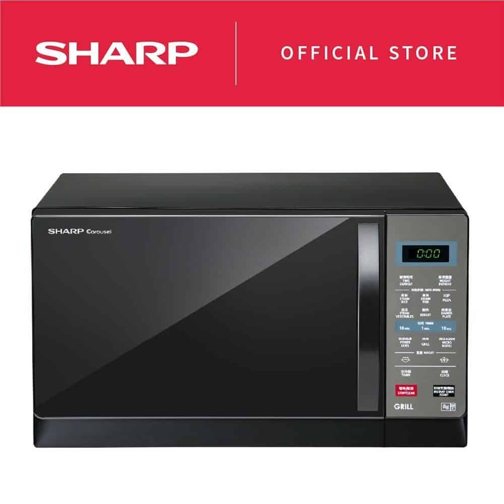 This Sharp Microwave Oven with Grill has a sleek and modern design. Sharp Microwave Oven - Shop Journey