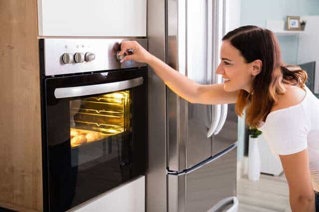 A convection oven uses less electricity.