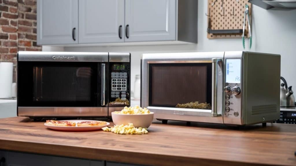 Countertop microwave ovens are portable and easy to move around when you need to.