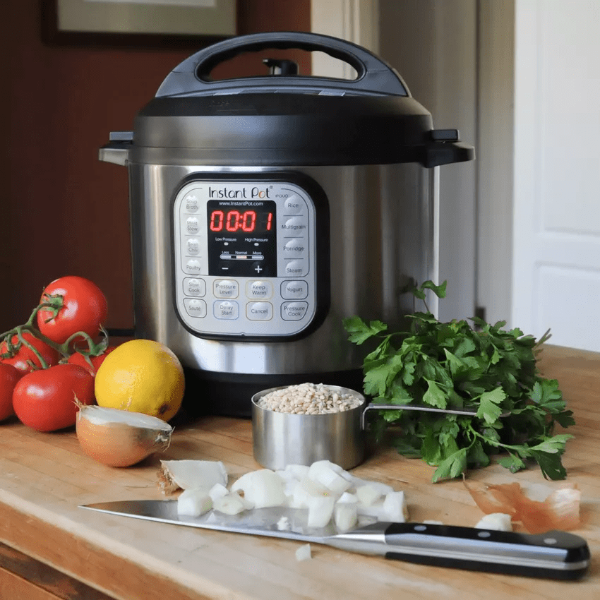 Top-of-the-line electric pressure cooker.