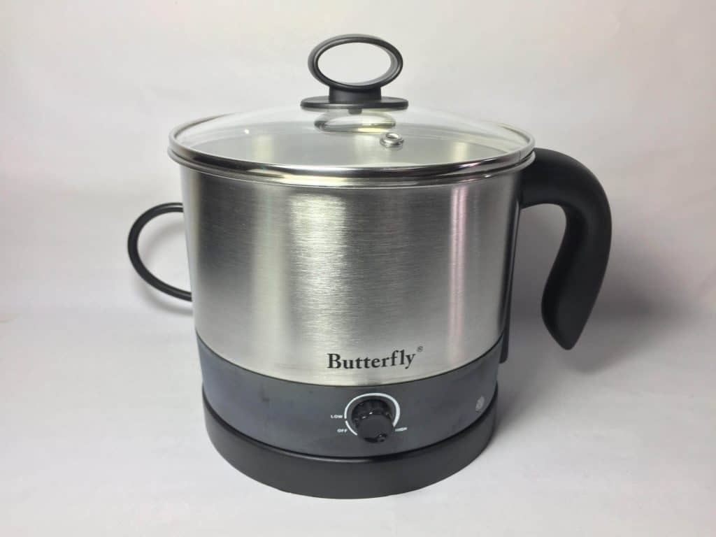 The Butterfly Mini Cooker with space-efficient footprint. 