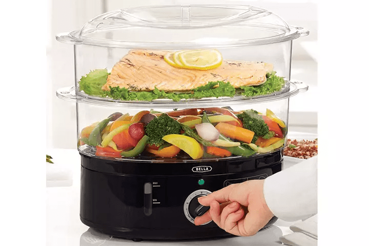 An electric food steamer is a great investment.