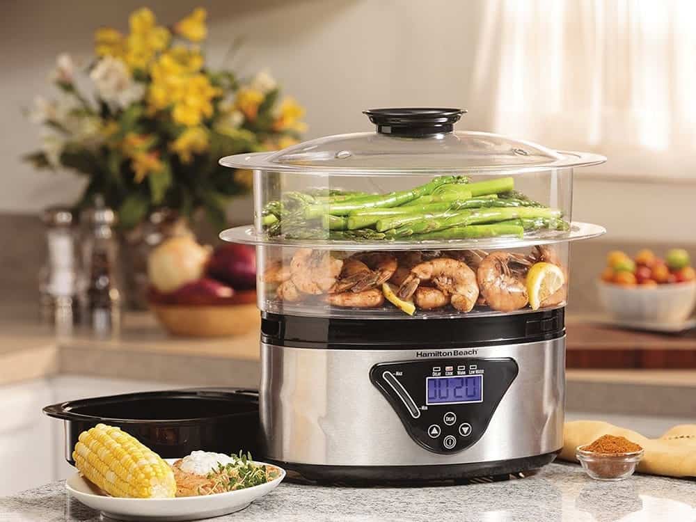 A food steamer is a great asset in the kitchen.