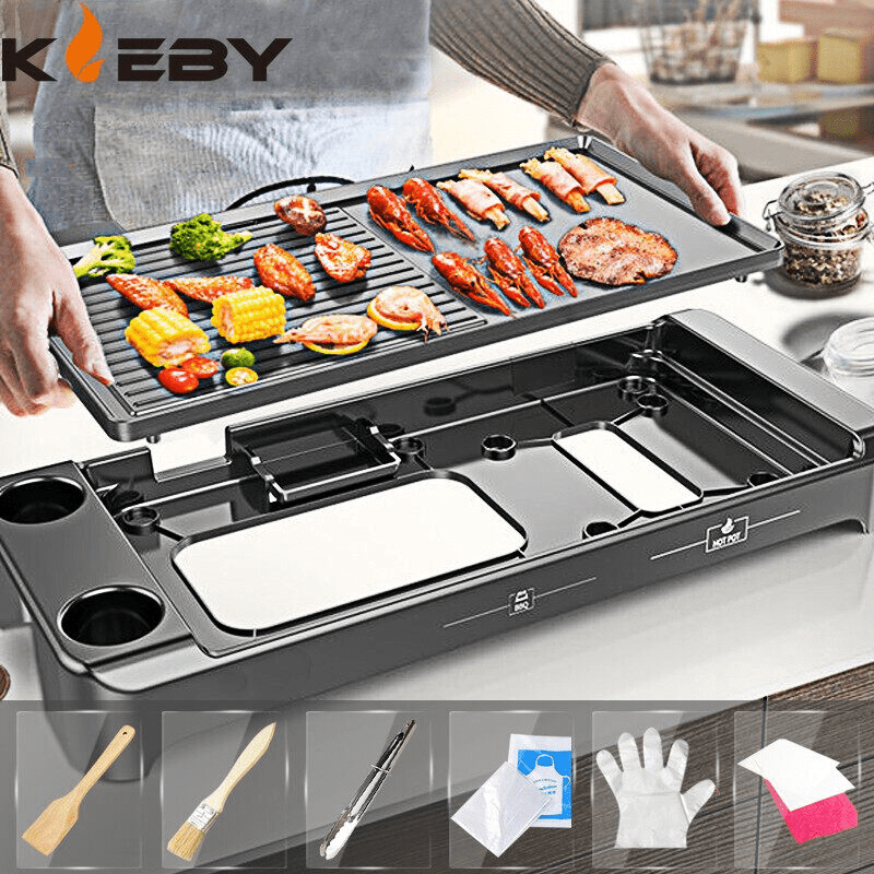 Kleby Household Detachable Electric BBQ Grill. Best BBQ Grill - Shop Journey