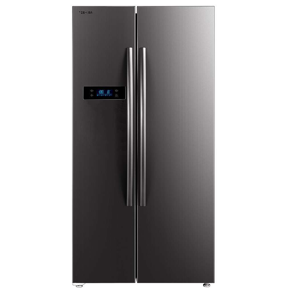 Toshiba 591L SIDE BY SIDE GR-RS682WE-PM Dual Inverter Refrigerator Fridge With Water Dispenser