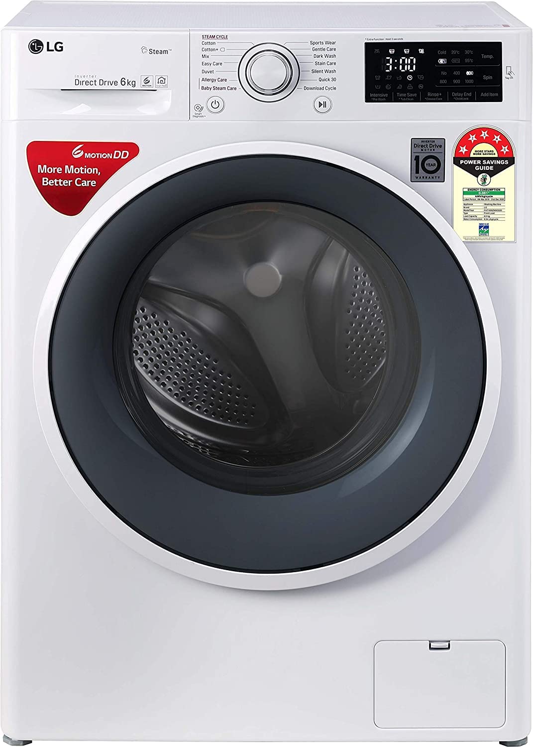 LG 6 Motion Inverter Direct Drive Washing Machine - Best Washing Machine Malaysia - Shop Journey