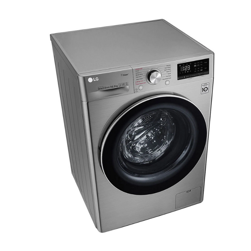LG Front Load Washer With AI Direct Drive and Steam (10.5kg) FV1450S4V - ShopJourney