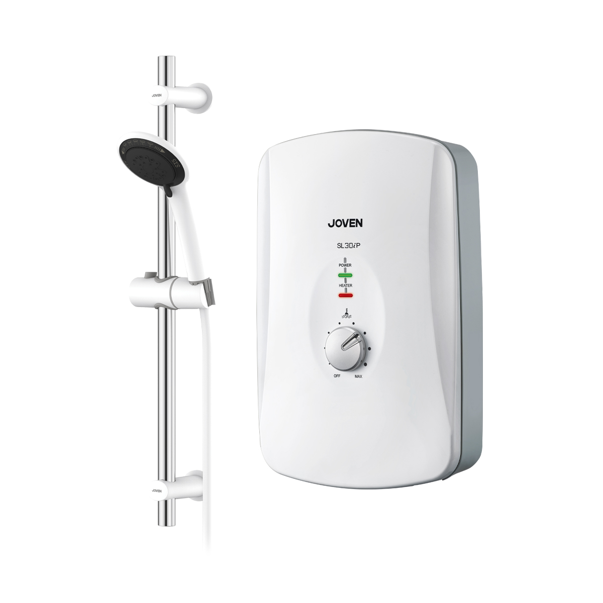 Joven Water Heater - Joven Instant Water Heater (DC Pump) Inverter 5-Spray Pattern Showerhead SL30iP - ShopJourney
